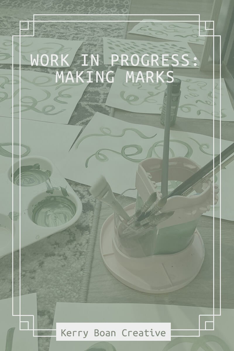 Work in Progress: Making Marks